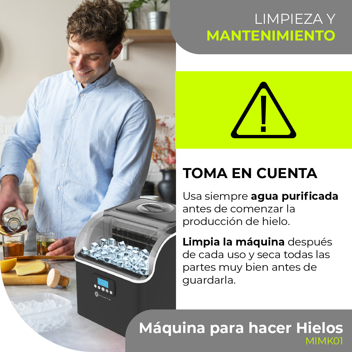 Máquina para Hacer Hielos Minato - MIMK01