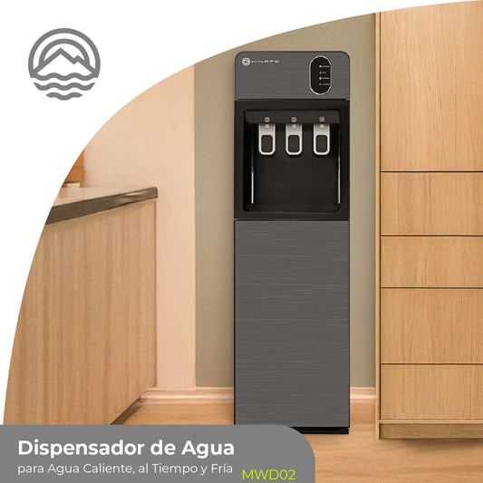 Dispensador Eléctrico Para Agua Caliente, Al Tiempo y Fría. Minato - MWD02