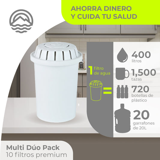Minato Filtros Carbón Activado Multi Dúo Pack 5 Pz 5NWPD12