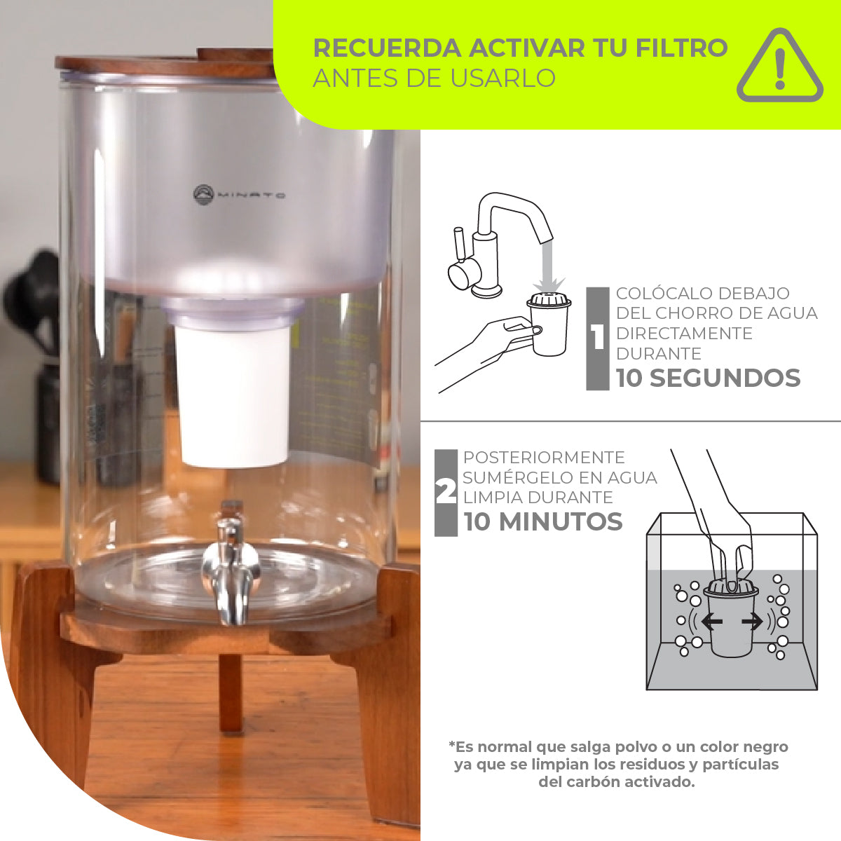 Minato Filtros Carbón Activado Multi Dúo Pack 5 Pz 5NWPD12