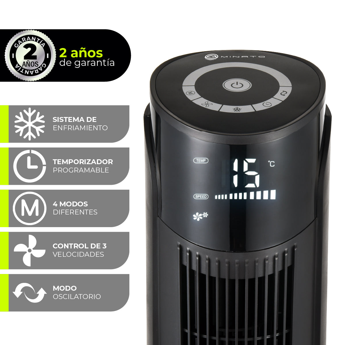 Ventilador de Torre con enfriador de Aire Minato - MTF01
