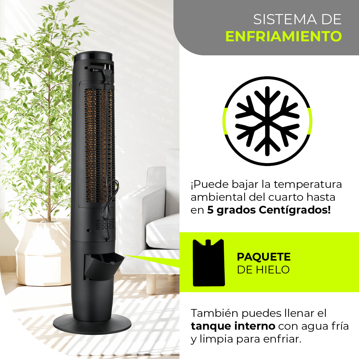 Ventilador de Torre con enfriador de Aire Minato - MTF01