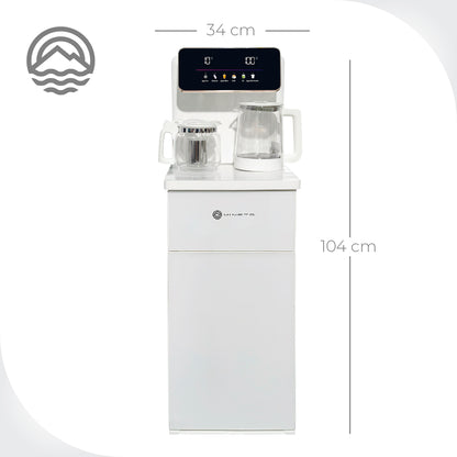 Minato Dispensador De Bebidas Agua Fría Y Caliente MWD01W 20L
