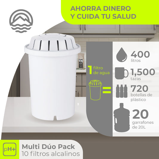 Minato Set De Filtros Alcalinos Multi Dúo Pack 5 Pz 5NWPD11