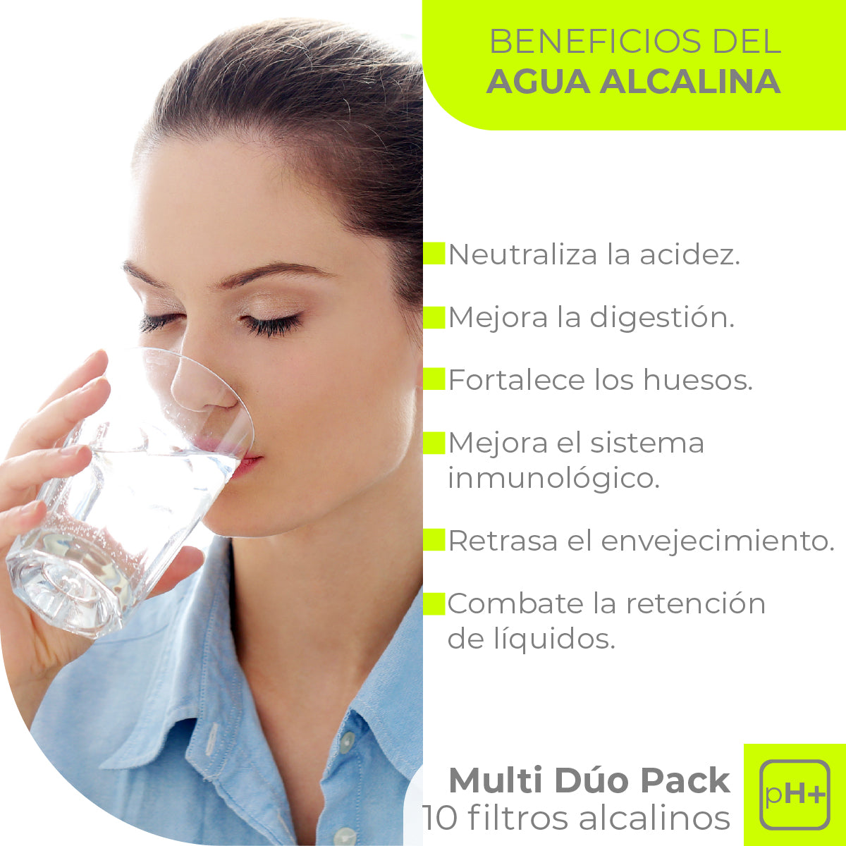Minato Set De Filtros Alcalinos Multi Dúo Pack 5 Pz 5NWPD11