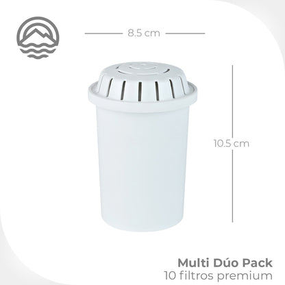 Minato Filtros Carbón Activado Multi Dúo Pack 5 Pz 5NWPD12