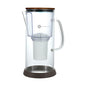 Purificador de Agua Jarra de 3.5 litros de Vidrio Borosilicato. Incluye 1 Filtro